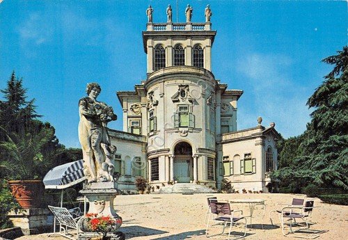 Cartolina Porto Recanati Villa del tenore Beniamino Gigli