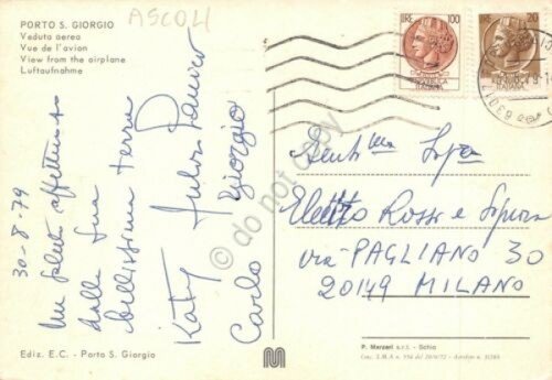 Cartolina Porto San Giorgio Panorama aereo | Immagine Gallery 2