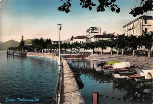 Cartolina Porto Valtravaglia 1957