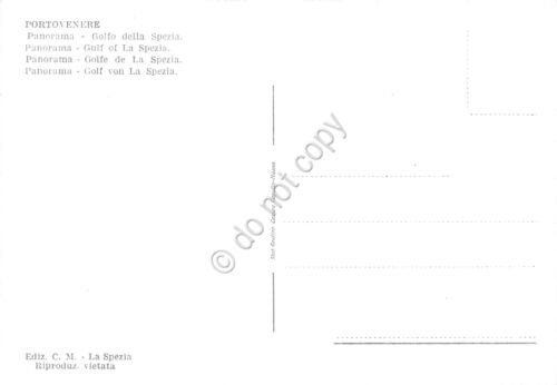 Cartolina Porto Venere Panorama e Golfo di La Spezia