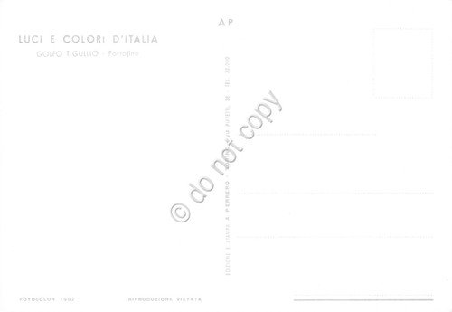 Cartolina Portofino panorama baia dall'alto | Immagine Gallery 2