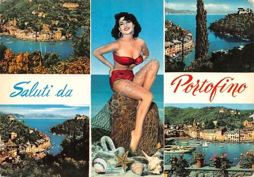 Cartolina Portofino vedute Pin Up 1969 (Genova) | Immagine principale