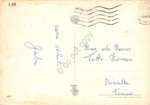 Cartolina Portofino vedute Pin Up 1969 (Genova) | Immagine Gallery 2