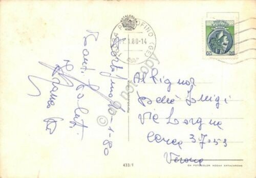 Cartolina Portofino vedute Pin Up 1980 (Genova) | Immagine Gallery 2