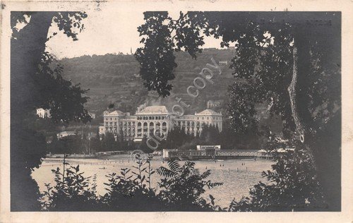 Cartolina Portorose Palace Hotel 1929 cartolina fotografica | Immagine principale