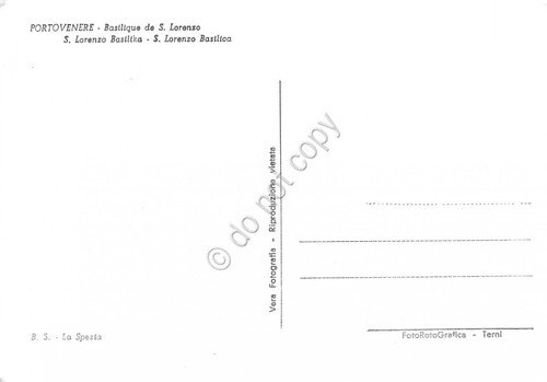 Cartolina Portovenere Basilica di San Lorenzo | Immagine Gallery 2