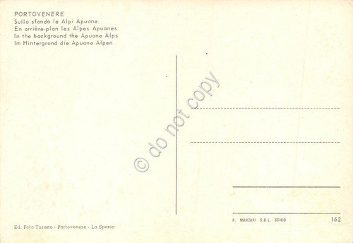Cartolina Portovenere panorama e Alpi Apuane (La Spezia) | Immagine Gallery 2