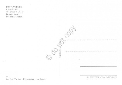 Cartolina Portovenere porticciolo barche (La Spezia) | Immagine Gallery 2