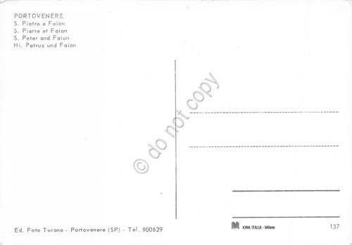 Cartolina Portovenere S. Pietro e Faion (La Spezia) | Immagine Gallery 2