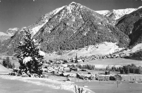 Cartolina Pozza di Fassa 1967 panorama paese