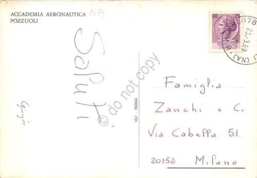 Cartolina Pozzuoli Accademia Aeronautica vista frontale