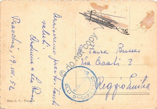 Cartolina Pracchia panorama 1952 | Immagine Gallery 2