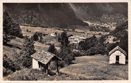 Cartolina Prato Leventina Seminario Diocesano fotocartolina