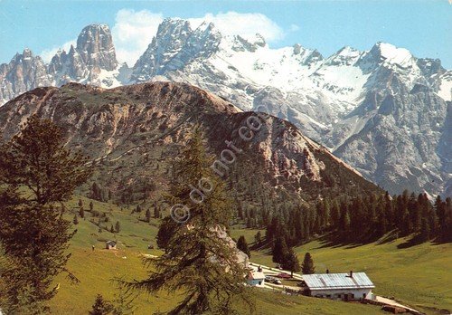 Cartolina Prato Piazza Timbro albergo1974 | Immagine principale