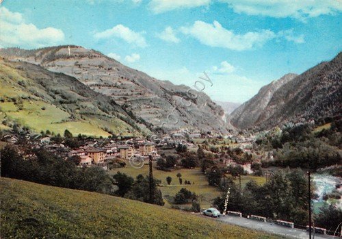Cartolina Prazzo Superiore panorama 1958 (Cuneo) | Immagine principale