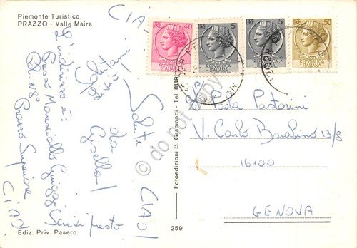 Cartolina Prazzo vedute varie (Cuneo) | Immagine Gallery 2