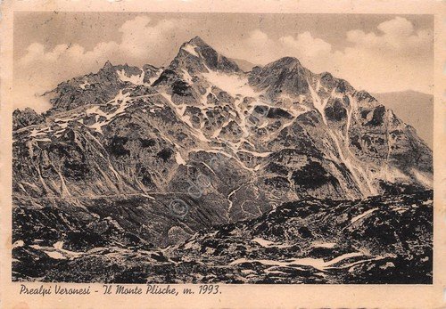 Cartolina Prealpi Veronesi Monte Plische CAI Rifugio Revolto Gruppo Carega … | Immagine principale