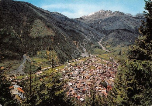 Cartolina Predazzo Dolomiti Panorama da Belvedere 1972