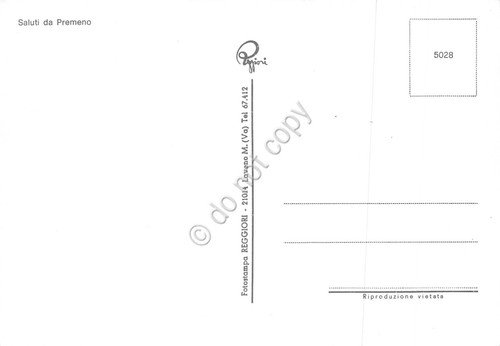 Cartolina Premeno vedute varie golf bar bus (Verbania) | Immagine Gallery 2