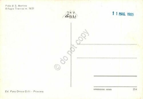 Cartolina Primiero Val canali Rifugio Treviso vedute (Trento)