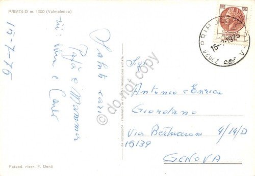 Cartolina Primolo Vedute fiori 1976 (Sondrio) | Immagine Gallery 2