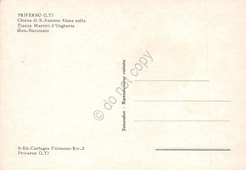 Cartolina Priverno Piazza Martiri D'Ungheria animata anni '80 | Immagine Gallery 2