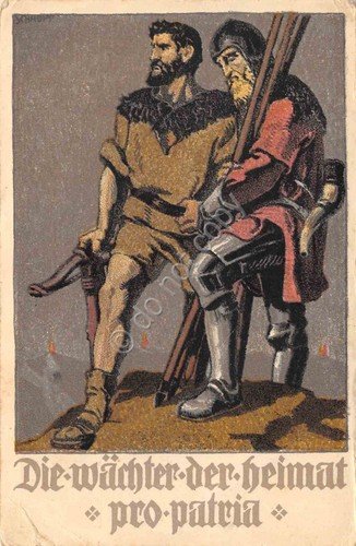Cartolina Pro Patria Die Wurhter der Heimat 1910 | Immagine Gallery 2