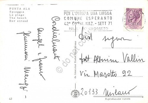 Cartolina Punta Ala Spiaggia animata | Immagine Gallery 2