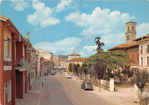 Cartolina Quistello - Via IV Novembre (Mantova)