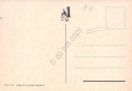 Cartolina Quistello vedute varie del paese (Mantova)