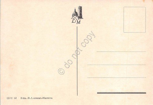 Cartolina Quistello vie del paese e chiesa interno 5 vedute | Immagine Gallery 2