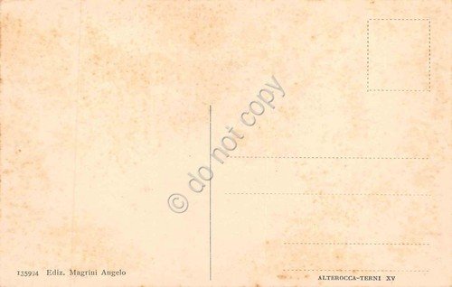 Cartolina Radicofani Chiesa Parrocchiale animata Alterocca Terni anni '40 | Immagine Gallery 2