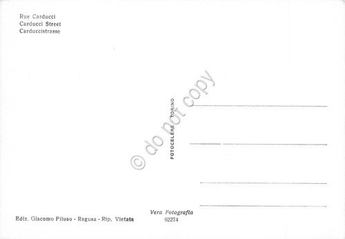Cartolina Ragusa Via Carducci auto animata negozi SIp Agip | Immagine Gallery 2