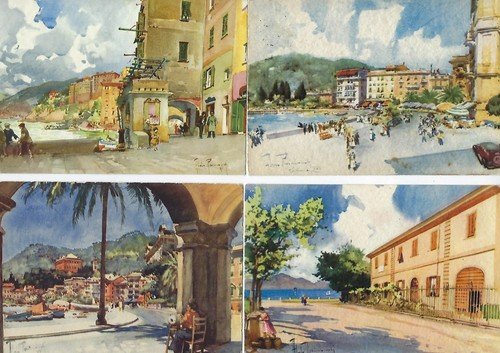 Cartolina Raimondi 8 cartoline Illustrate 2 NVG 6 VG