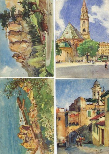 Cartolina Raimondi 8 cartoline Illustrate 2 NVG 6 VG