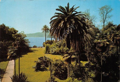 Cartolina Rapallo Giardini 1986 segnata (Genova) | Immagine principale
