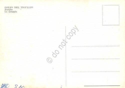 Cartolina Rapallo La spiaggia stabilimenti (Genova) | Immagine Gallery 2