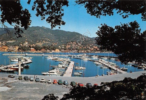 Cartolina Rapallo nuovo porto turistico 1976 auto | Immagine principale