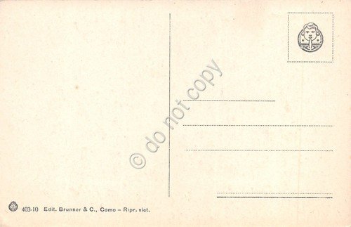 Cartolina Rapallo panorama dall'alto Ed Brunner