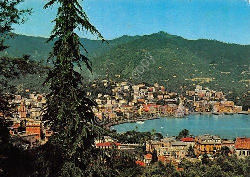 Cartolina Rapallo panorama della baia dall'alto anni '70 | Immagine principale