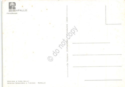 Cartolina Rapallo panorama della baia dall'alto anni '70 | Immagine Gallery 2