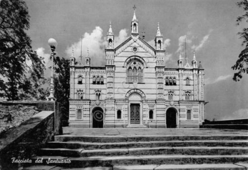 Cartolina Rapallo Santuario di Montallegro Timbro Basilica 1964 (Genova) | Immagine principale
