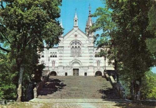 Cartolina Rapallo Santuario Montallegro Timbro Santuario 1972 (Genova)