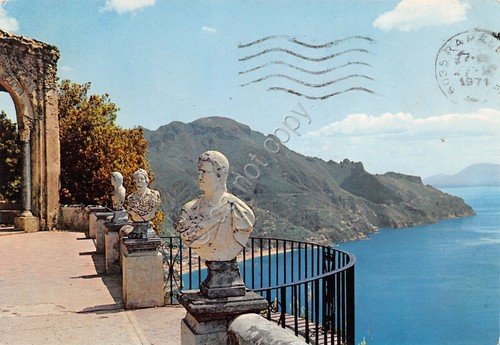 Cartolina Ravello Villa Cimbrone belvedere e panorama 1971 | Immagine principale
