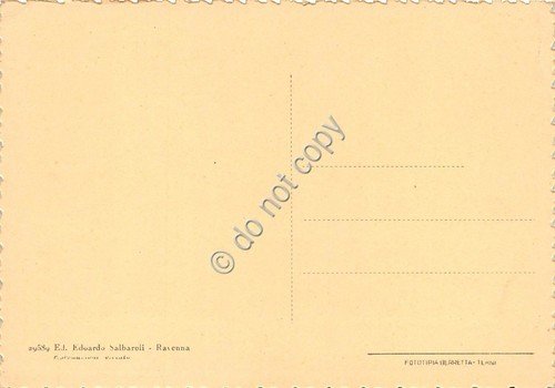 Cartolina Ravenna Basilica di San Vitale Interno