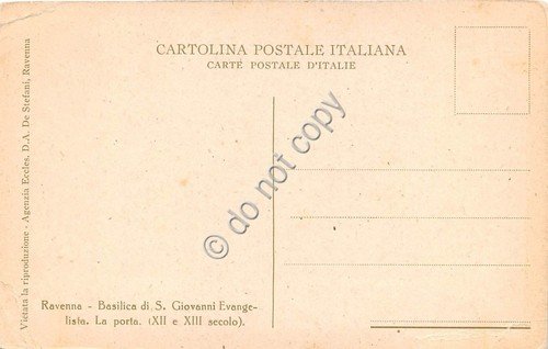 Cartolina Ravenna Basilica S. Giovanni Evangelista la Porta | Immagine Gallery 2
