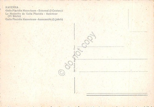 Cartolina Ravenna Mausoleo di Galla Placidia esterno | Immagine Gallery 2