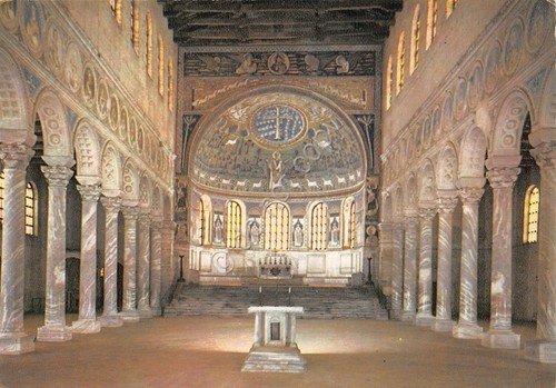 Cartolina Ravenna S. Apollinare in Classe interno | Immagine principale