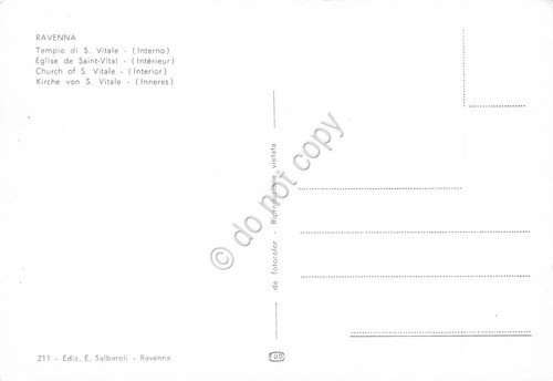 Cartolina Ravenna Tempio di S. Vitale | Immagine Gallery 2