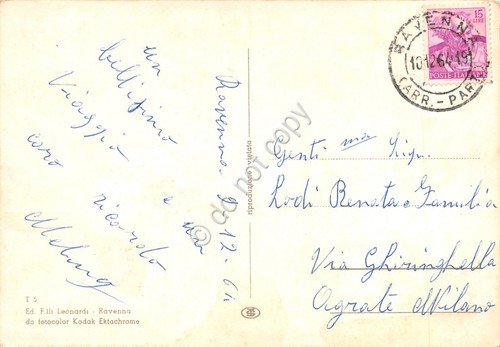 Cartolina Ravenna vedute barca 1964 | Immagine Gallery 2